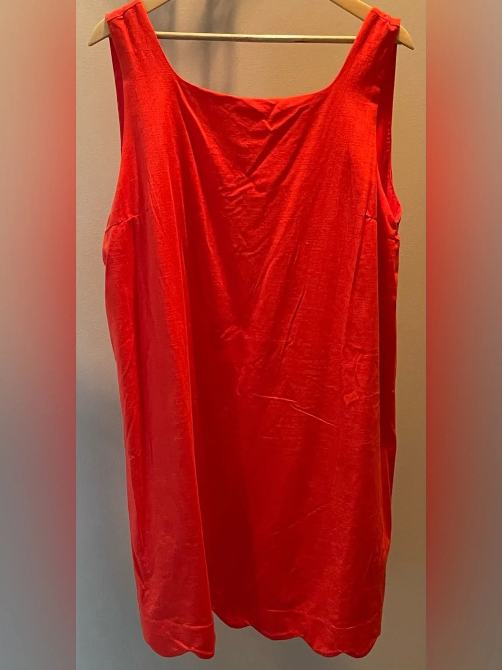 Kate Spade New York Target 🎯 Red Sleeveless Scalloped Hem Dress